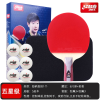 红双喜(DHS)乒乓球拍天极蓝蓝海绵高级9星狂飙直横兵乓球单拍1只