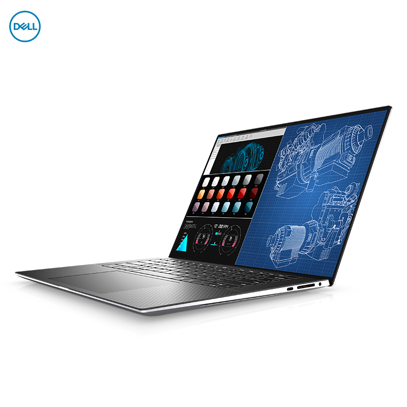 戴尔(DELL)Precision5550 15.6英寸移动工作站笔记本I9-10885H/32G/1T固态*2/Rd0