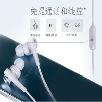 索尼(SONY)重低音立体声免提通话耳机MDR-XB55AP 浅灰色
