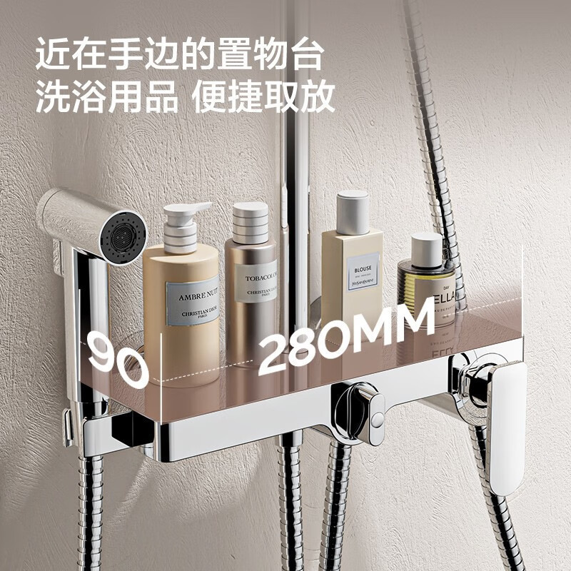 功能除垢手持强力喷枪置物满天星花洒套装满天星置物喷枪淋浴器36476