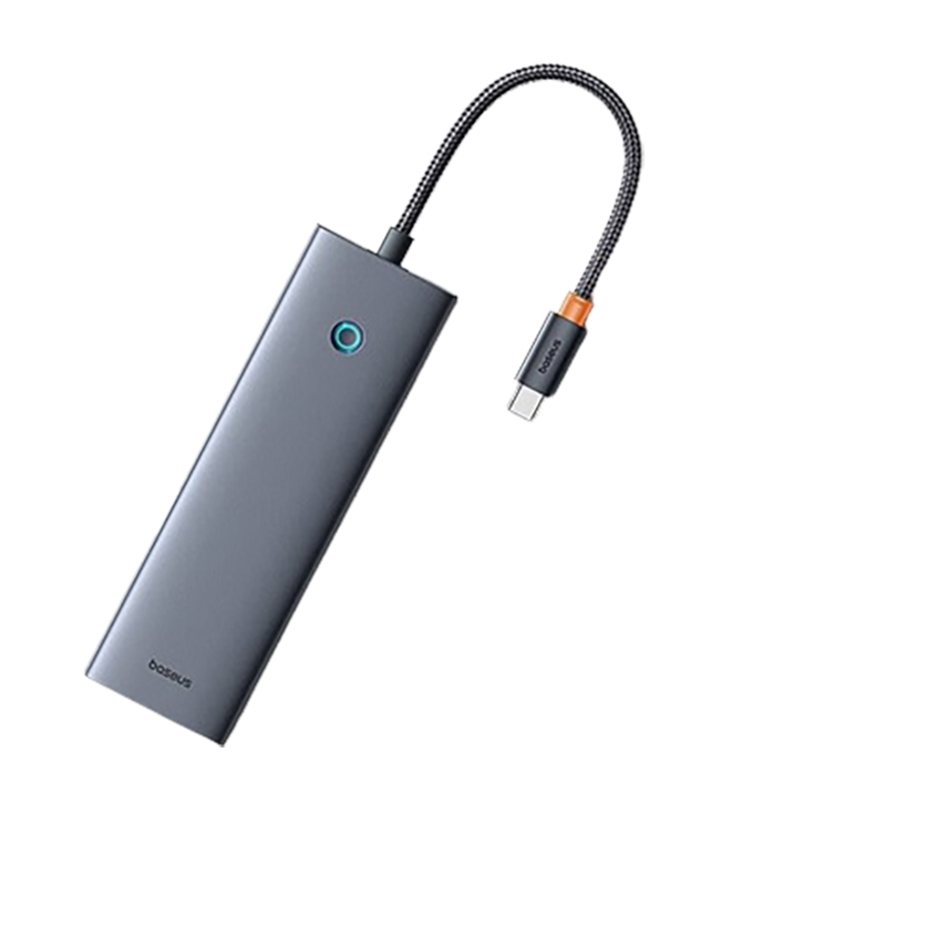 倍思拓展坞Type-C扩展坞充电器分线转换器千兆网口4K60Hz投屏PD100W读卡通用雷电4苹果华为电脑