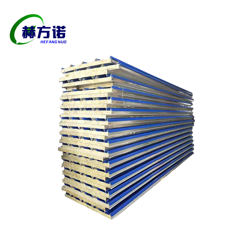 赫方诺彩钢岩棉板(顶板)100mm/平方米高清大图