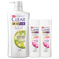 清扬洗发水露乳500ml控油平衡去屑止痒男女通用洗头发膏正品