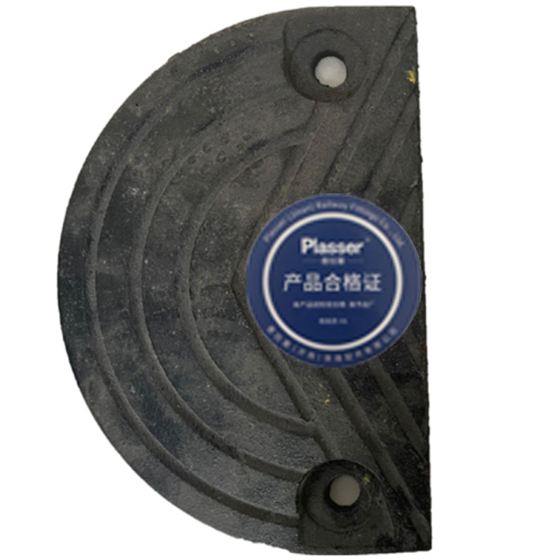 普拉塞(Plasser） 铁质减速带黄黑圆头高清大图