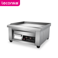 乐创(lecon) 电扒炉 EO538Z 智能商用电扒炉煎扒炉 煎蛋手抓饼机炒饭炒面机 加宽款煎牛排机铁板烧设备