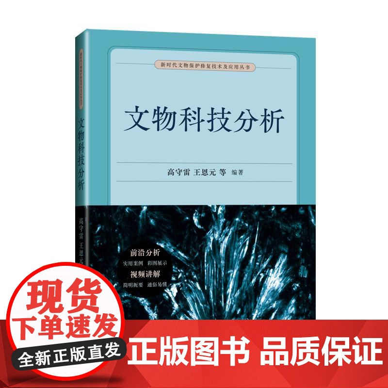 文物科技分析 新时代文物保护修复技术及应用丛书高守雷等编著上海科学技术出版社文博科研保护修复技术高清大图
