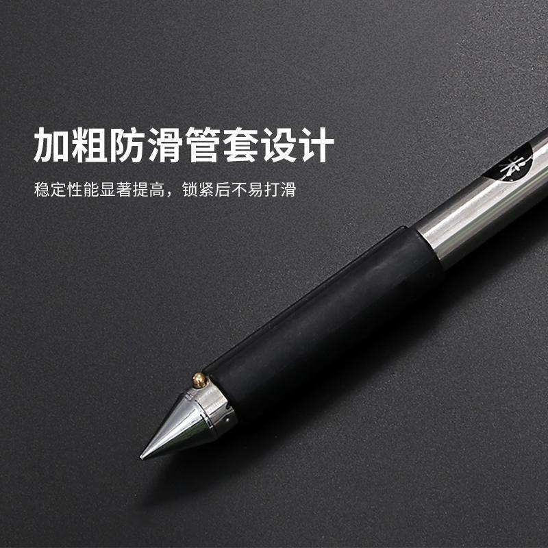 垂弦万向调节钓鱼支架炮台架不锈钢台钓竿架手竿鱼竿支架架杆渔具 不锈钢支架(无地插) 1.7m