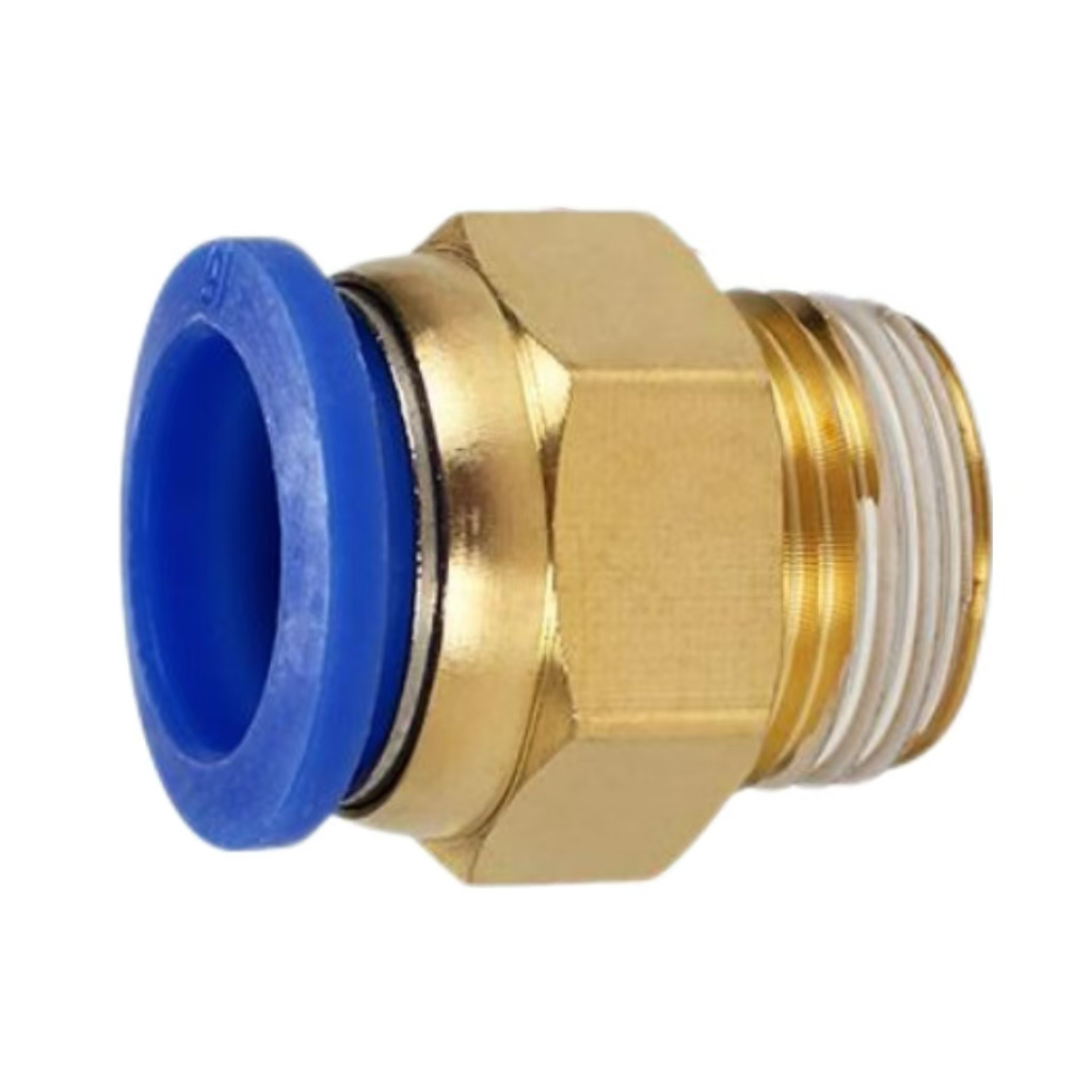 中锦科技 PC气管快速接头 接管口径16mm 螺纹3/4[6分] 个高清大图