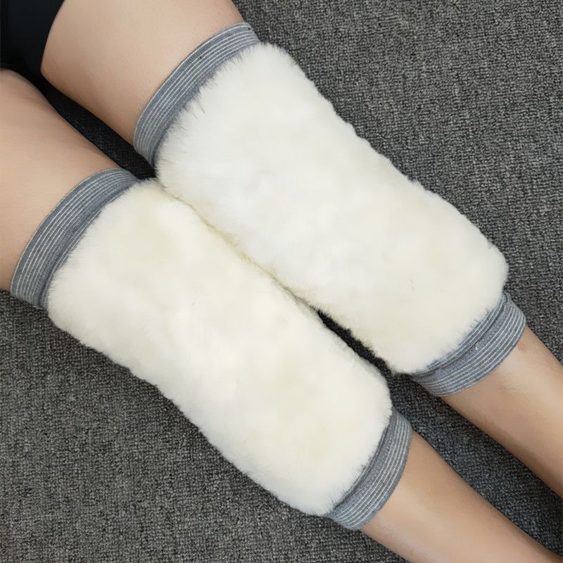 羊毛护膝保暖老寒腿男女士秋冬季加厚羊绒防寒关节老人护膝盖骑车尖货