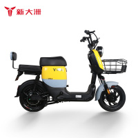 新大洲派乐/PALLA K13 新国标电动自行车48V24Ah锂电电动车 油光哑黑/亮黄/源彩灰