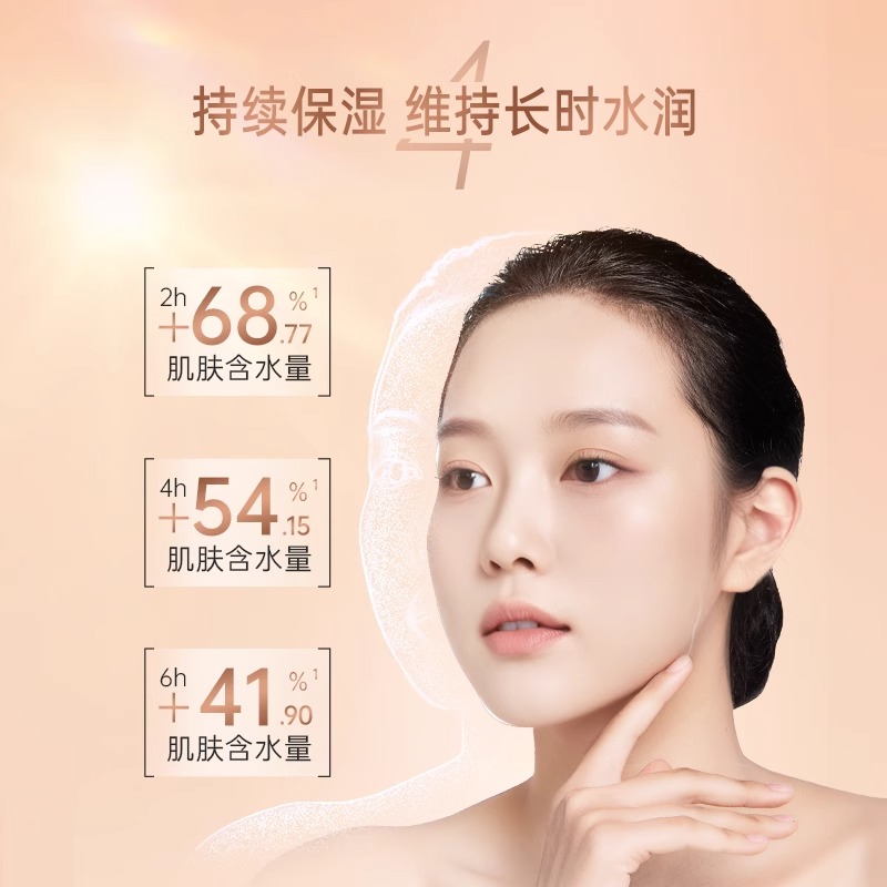 屈臣氏水润柔护防晒乳霜女清爽不油腻50倍防紫外线高清大图