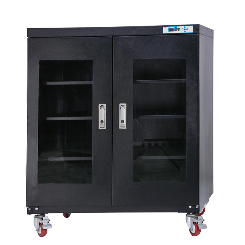 臻远ZY-FCG05工业防潮柜电子防潮箱低湿度存储柜元器件芯片干燥柜 FCM(20-60%RH)435L黑色款