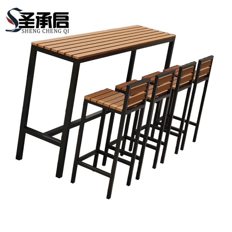 圣承启 桌椅 220cm长桌+4椅 套高清大图