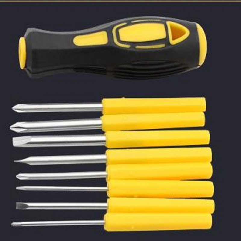 顺胜 螺丝刀组合套装 多功能维修 八合一多用螺丝批工具套装A 033009多用螺丝批