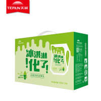【预售5天内发货】TERUN天润新疆低温浓缩牛奶果味酸奶冰淇淋化了抹茶味酸奶180g*12袋