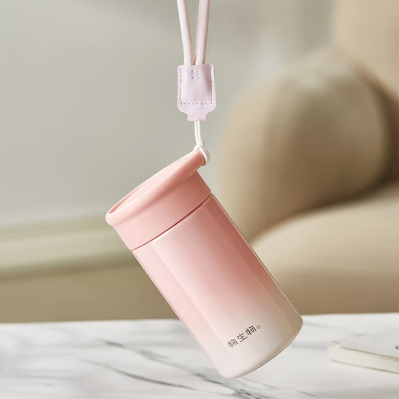 物生物保温杯300ml轻颜JV012540-0300小巧便携(颜色随机)高清大图
