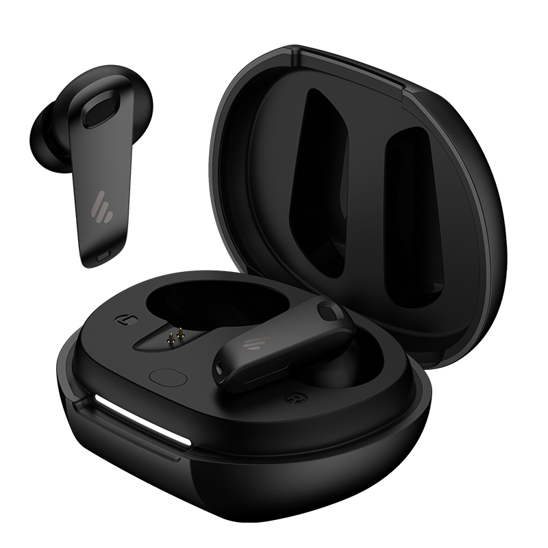 EDIFIER/漫步者NeoBuds Evo真无线圈铁蓝牙5.4耳机入耳式主动降噪运动高端2024新款pro 暗影黑高清大图