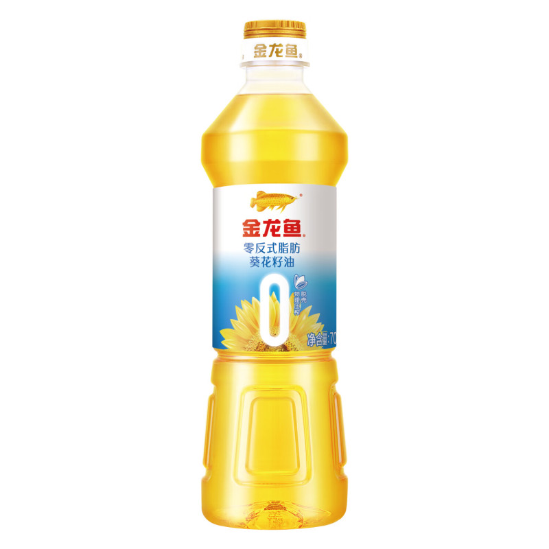 金龙鱼阳光零反式脂肪葵花籽油 4*700ml