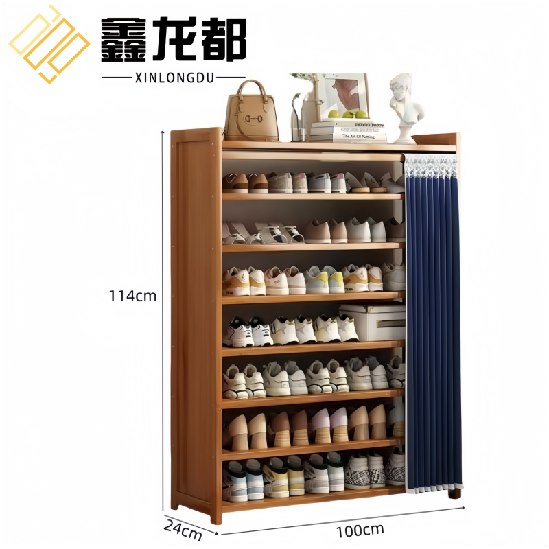 鑫龙都 鞋架8层1米 个