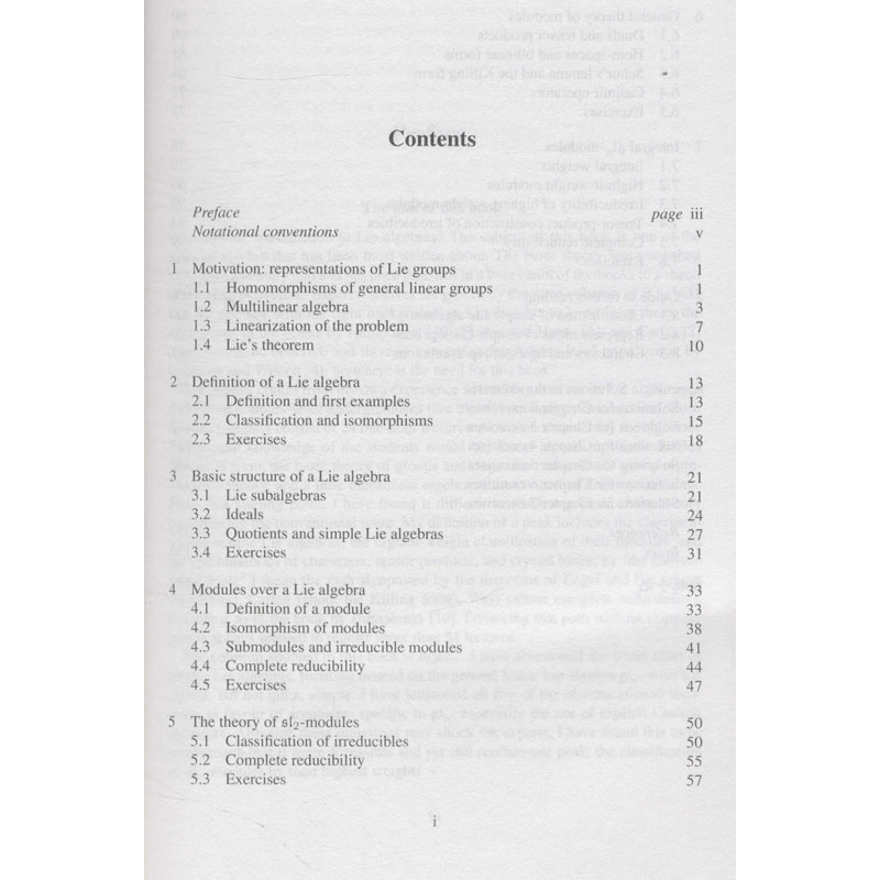 醉染图书李代数的表示——通过gln进行介绍9787560390994高清大图