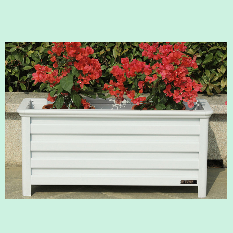 金睦源 JIN MU YON 花箱 120*40*50cm白色 个高清大图