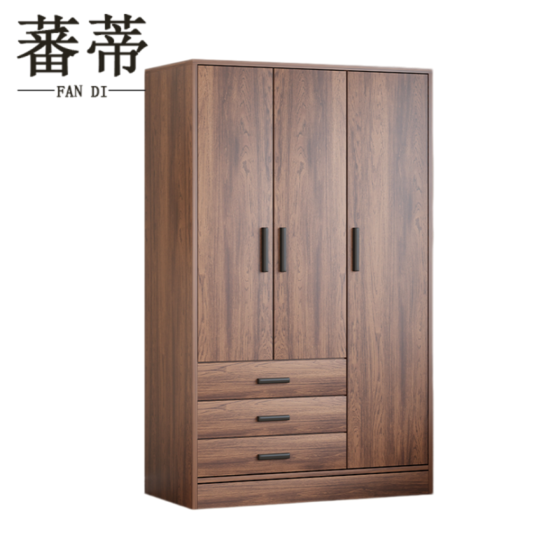 蕃蒂 衣柜 三门三抽120*45*182cm 台高清大图