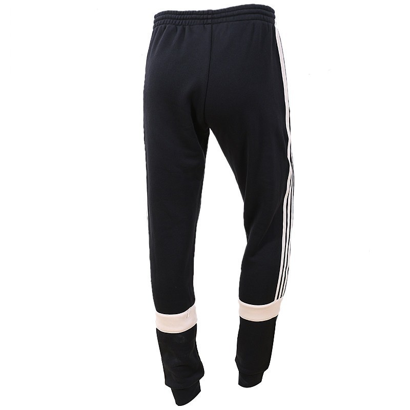 阿迪达斯(adidas)女士三叶草运动休闲宽松束脚长裤DH4212