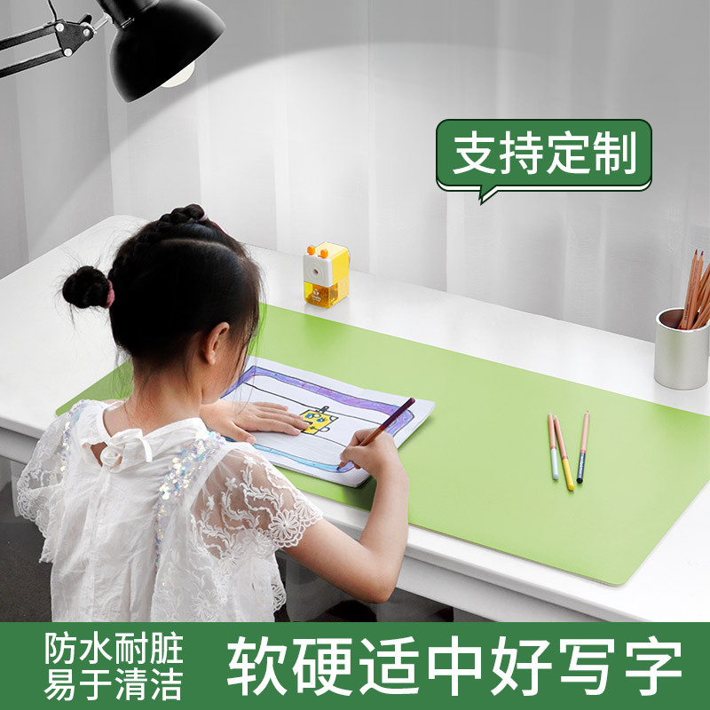 英仑风情书桌垫学生防水防污桌布家用写字台垫防滑桌面办公垫儿童桌垫