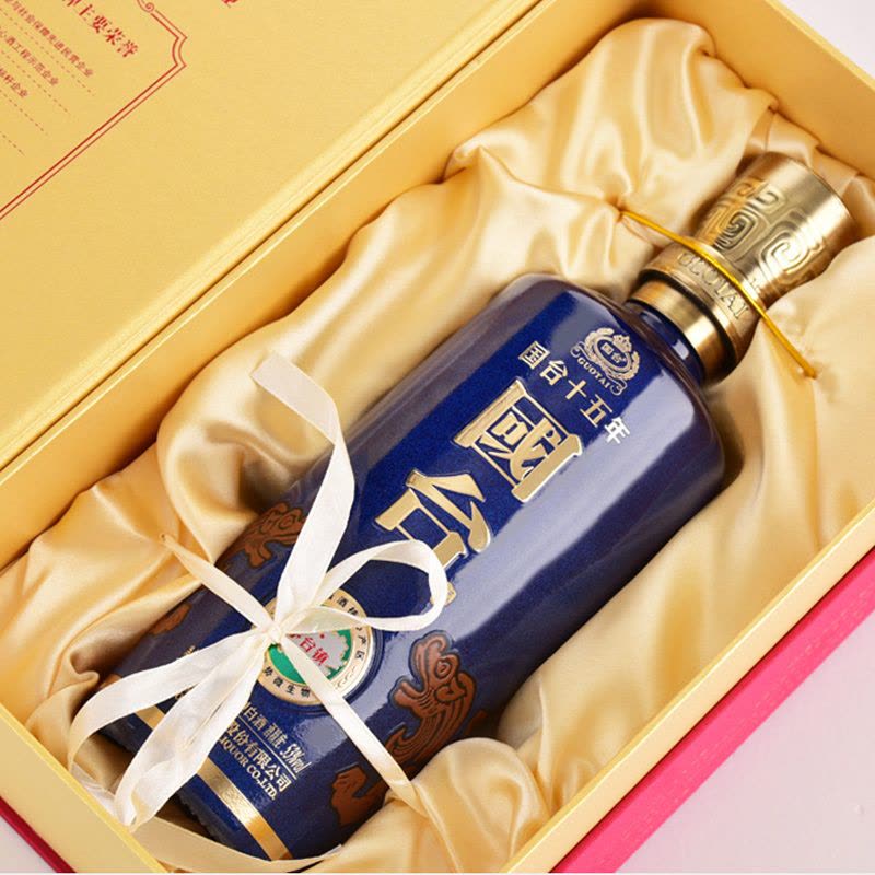 官方自营]国台十五年53度酱香型白酒500ml*6瓶整箱装纯粮食酒贵州茅台镇