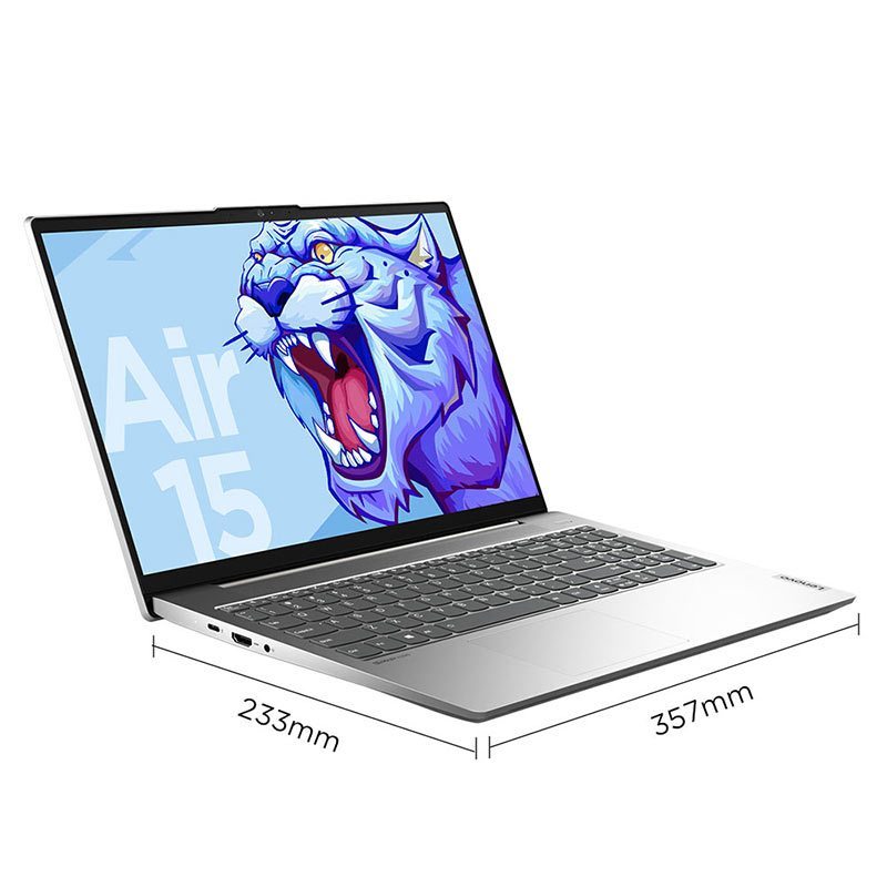 联想小新Air15英特尔酷睿i5 15.6英寸全面屏轻薄本笔记本电脑 (i5-1155G7 16G 512G 高色域 70Wh电池 小键盘)银
