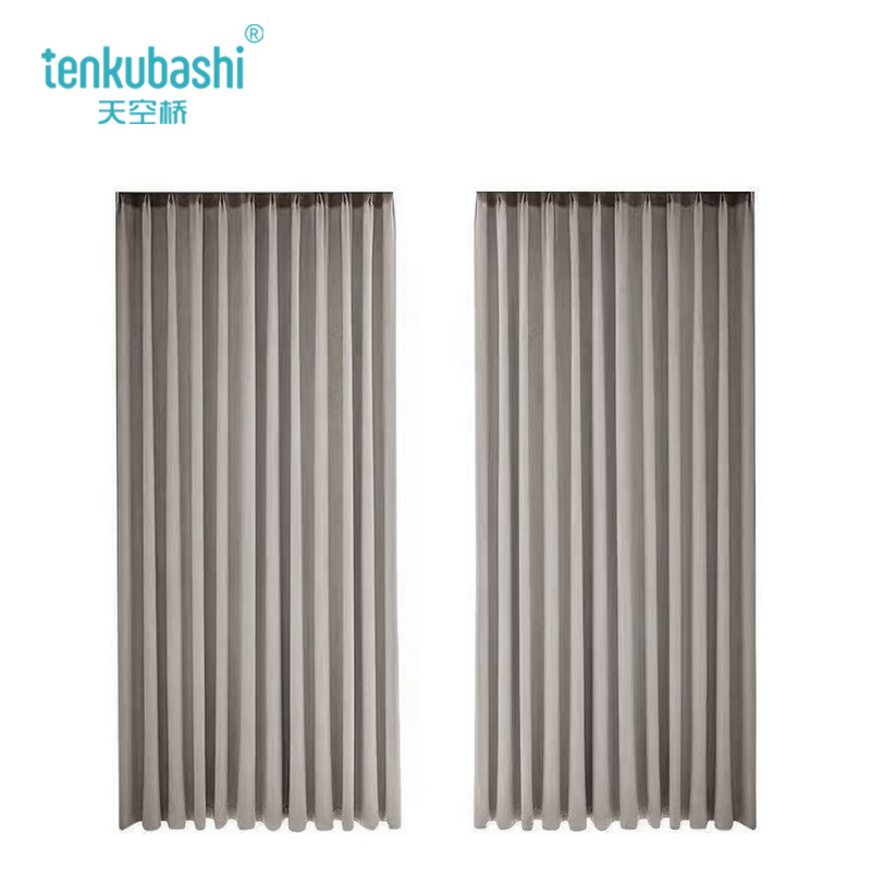 天空桥 加厚双面遮光窗帘 定制 平方米高清大图