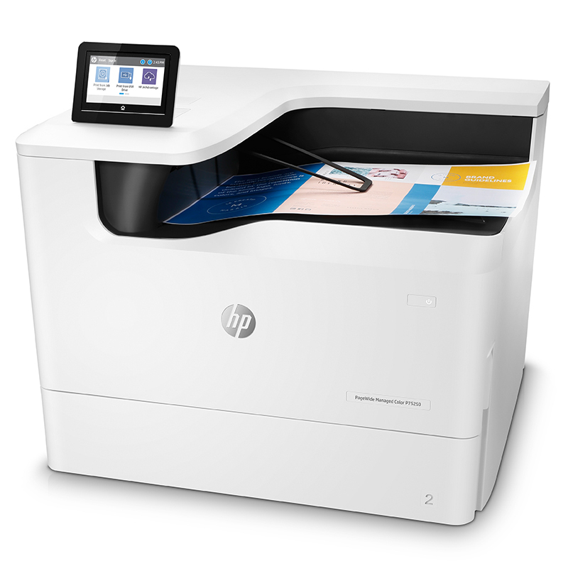 惠普(hp)HP PageWide Managed Color 72430dn A3 页宽彩色打印机(自动双面打印)商用企业高速文档资料材料图片照片打印机
