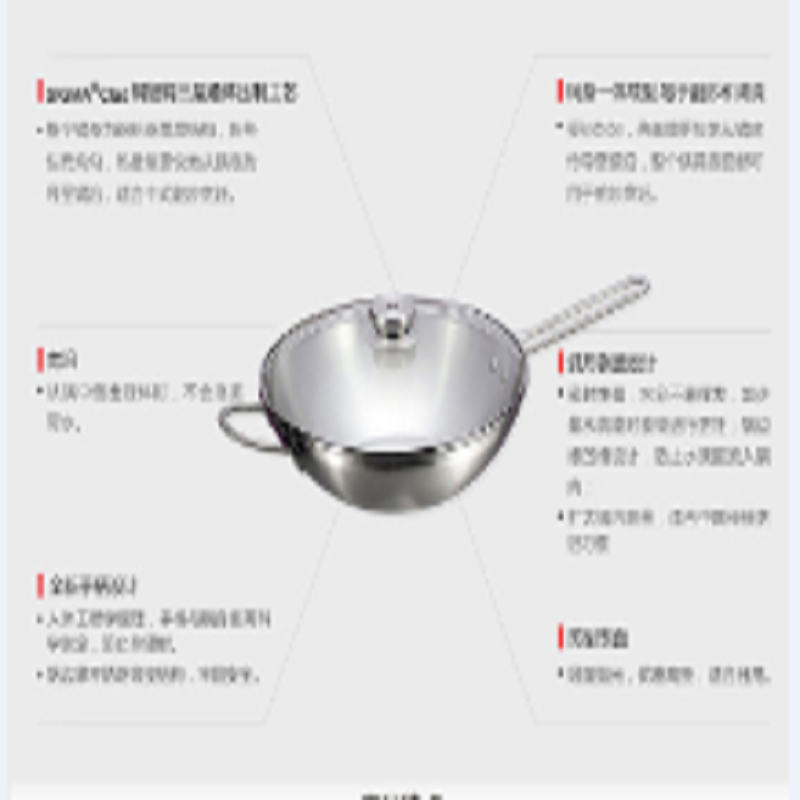 双立人(ZWILLING) TWIN Nova Ⅲ 30cm中式炒锅套装40129-300+37818-000P高清大图