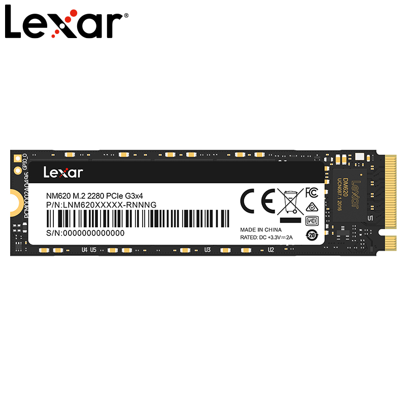 雷克沙(Lexar)NM620系列 1TB M.2 2280 NVMe SSD 电竞 发烧级 固态硬盘高清大图