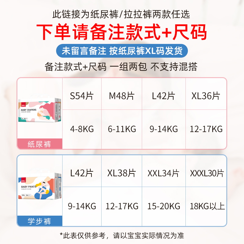 南极人云柔丝滑拉拉裤XXL68片(13-18Kg)加加大码一体裤全包臀超薄透气男女宝宝通用尿不湿学步裤
