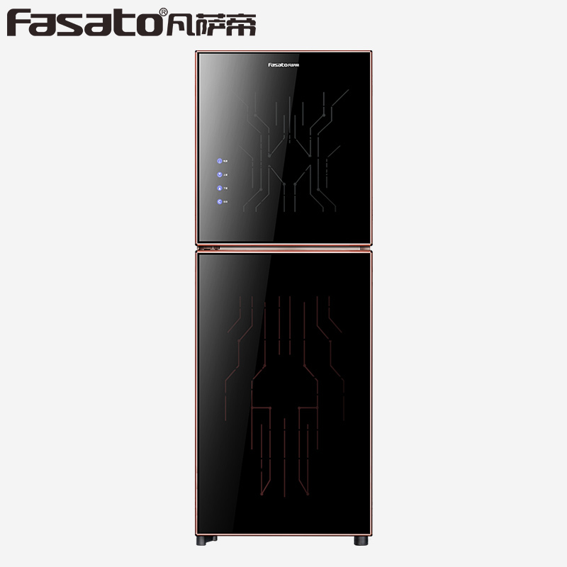 凡萨帝(fasato)消毒柜ZTP-228（HX系列）143L两室五层架厨房酒店专用 高温臭氧循环杀菌不锈钢材质