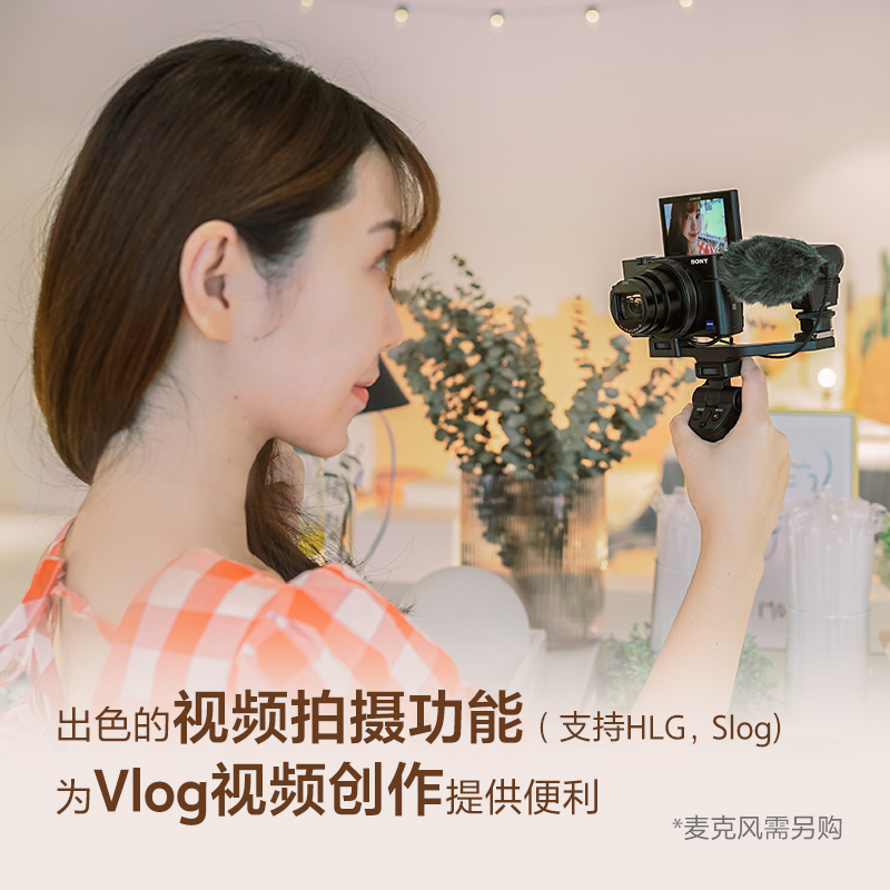 索尼(SONY) DSC-RX100M7G 黑卡®数码相机 手柄套装24-200mm蔡司镜头 实时眼部对焦 拍视频高清大图