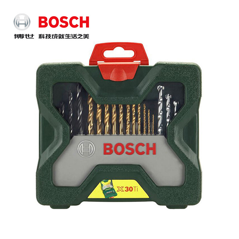 博世(BOSCH)30PC直柄麻花钻头(含镀钛)30支装
