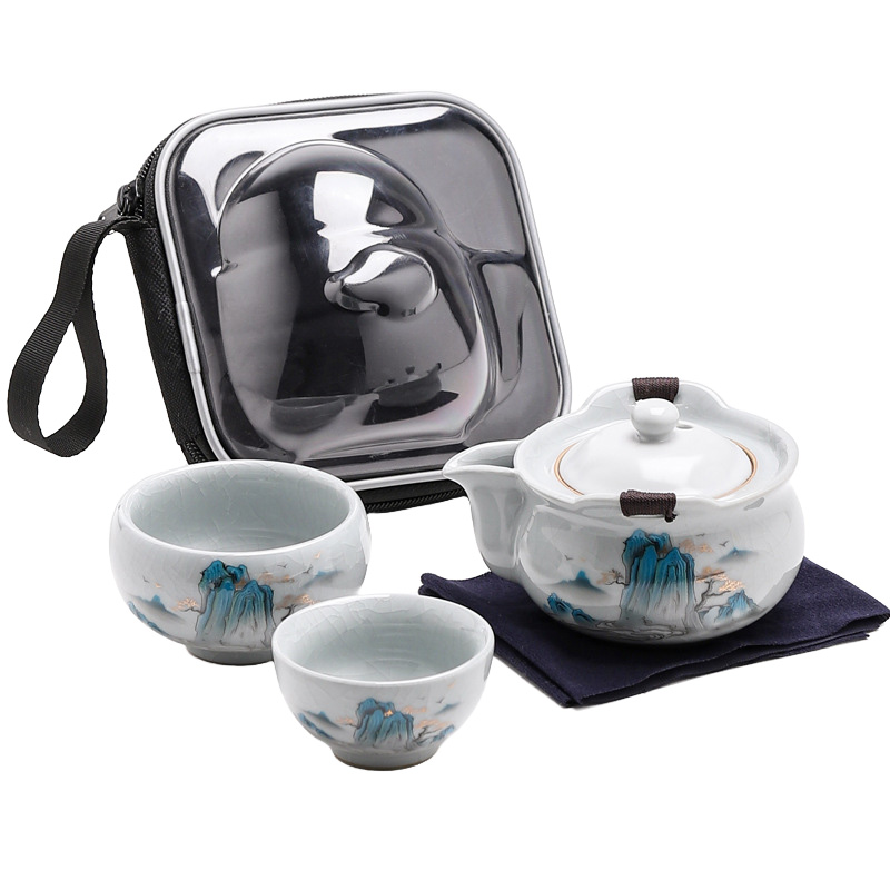 卫未来 旅行茶具 一壶二杯 套高清大图