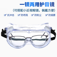 3M 1621AF护目镜工业切割防粉尘骑行飞溅防护雾眼镜罩