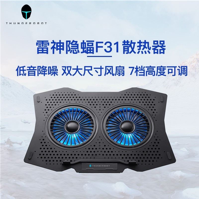 雷神（ThundeRobot）F31 笔记本手提电脑散热器 散热垫支架底座非水冷 适用17.3英寸以下任何笔记本