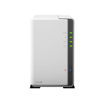 群晖(Synology) DS220j2盘位双核心NAS网络存储服务器(无内置SATA硬盘)不规则体支持NAS盘企业盘