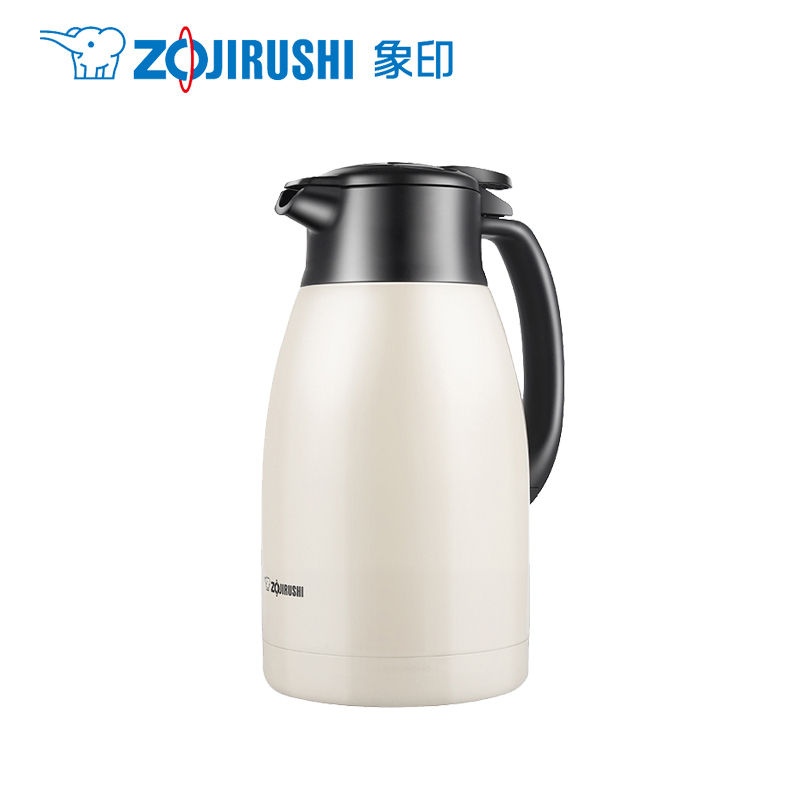 象印(ZO JIRUSHI) 不锈钢真空保温壶SH-HT15C大容量家用保温瓶热水瓶暖壶咖啡壶办公水壶 1.5L