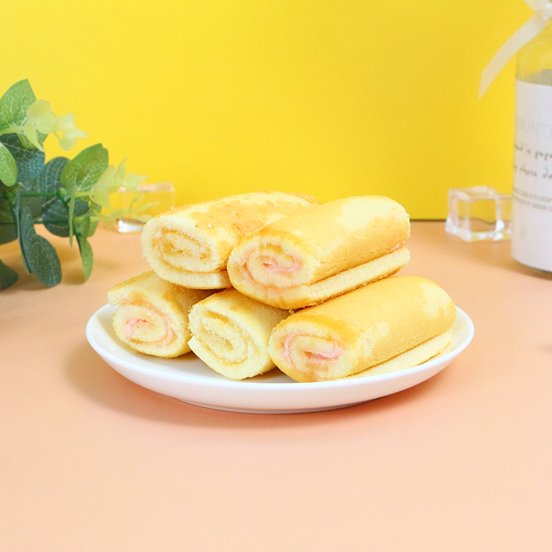 越南进口tipo迷你蛋糕卷180g1盒草莓味牛奶味早餐充饥瑞士卷点心糕点