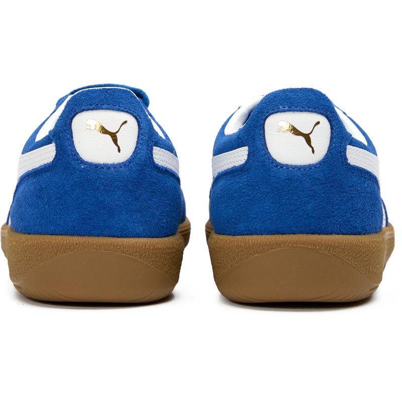 彪马(Puma)经典复刻休闲板鞋蓝灰拼接复古运动鞋男硫化橡胶底 lac图片