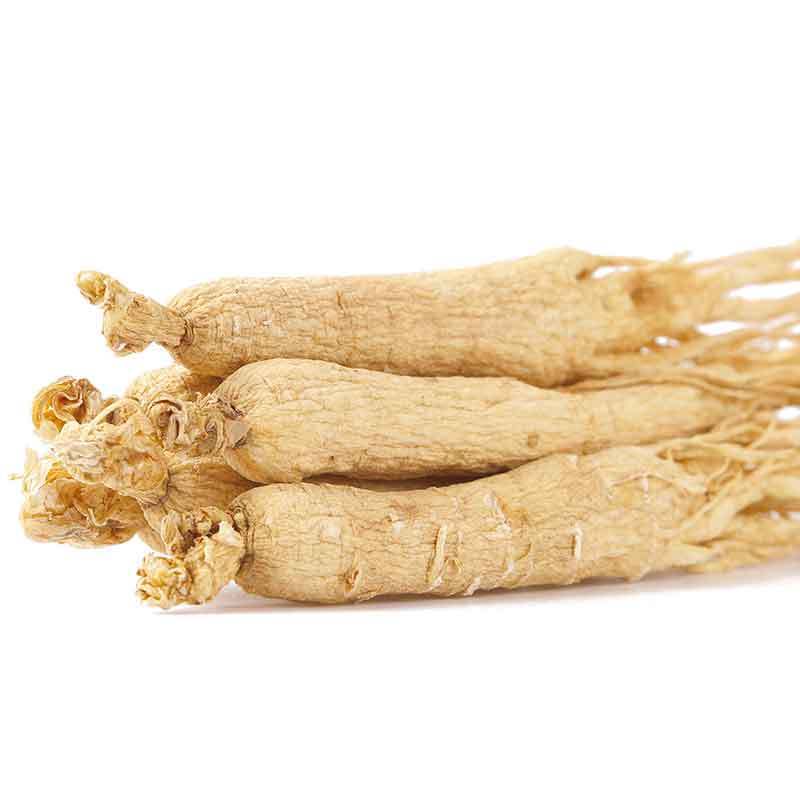 青源堂牌 人参 精选吉林长白山人参4支装生晒参 50克/盒 礼盒装 白人参片泡酒药材