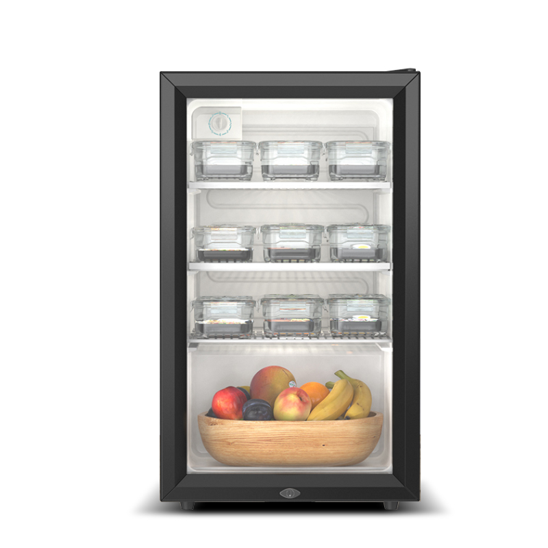 乐创 lecon 商用食品留样柜75L饮料冷柜 台式家用商用冷藏保鲜展示柜 LC-SC-75
