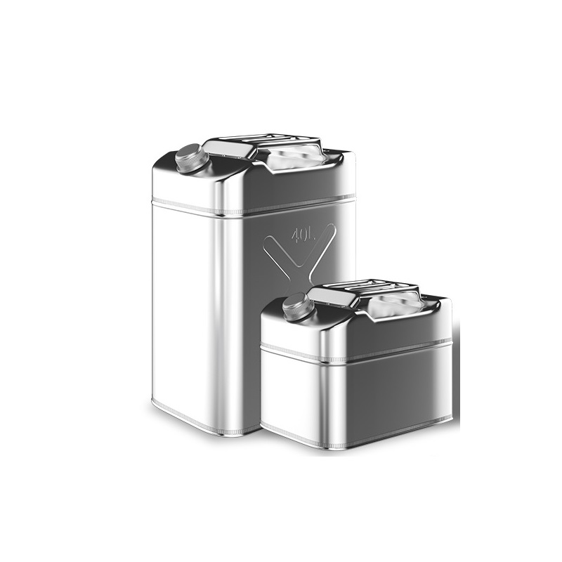 瑾如云海 不锈钢盖方桶 不锈钢油桶 30升 个高清大图