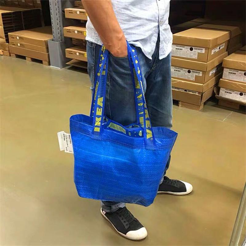 特价宜家布拉比mini小号环保购物袋便携编织袋1个