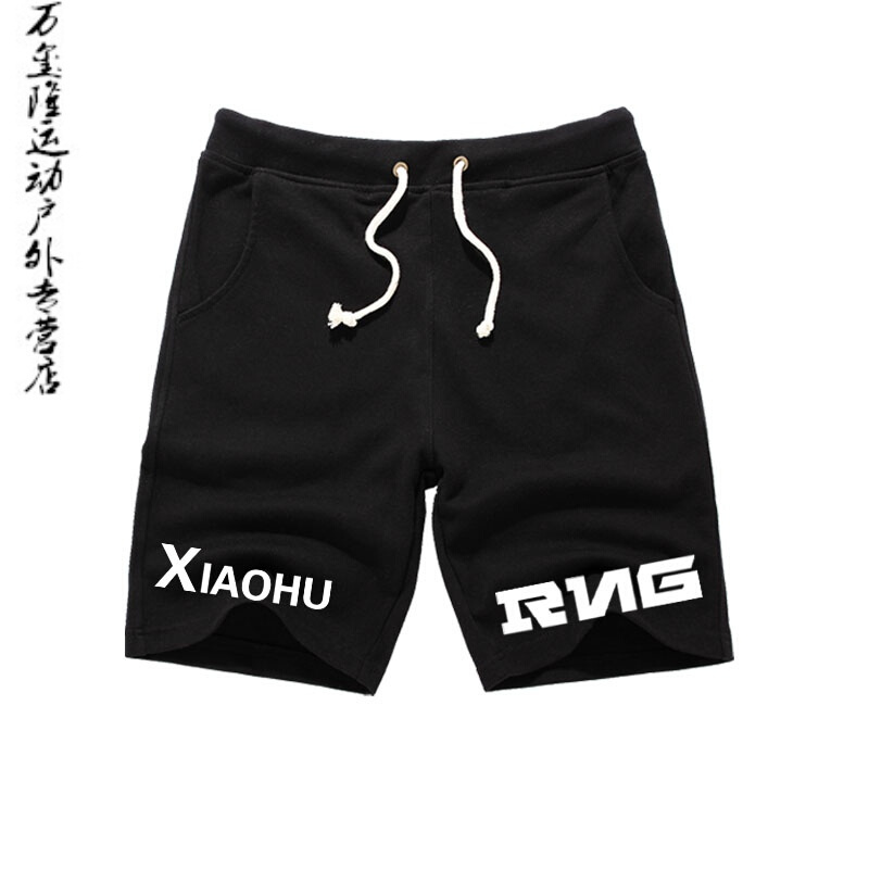 LOL周边衣服RNG战队短裤夏季五分裤男休闲潮